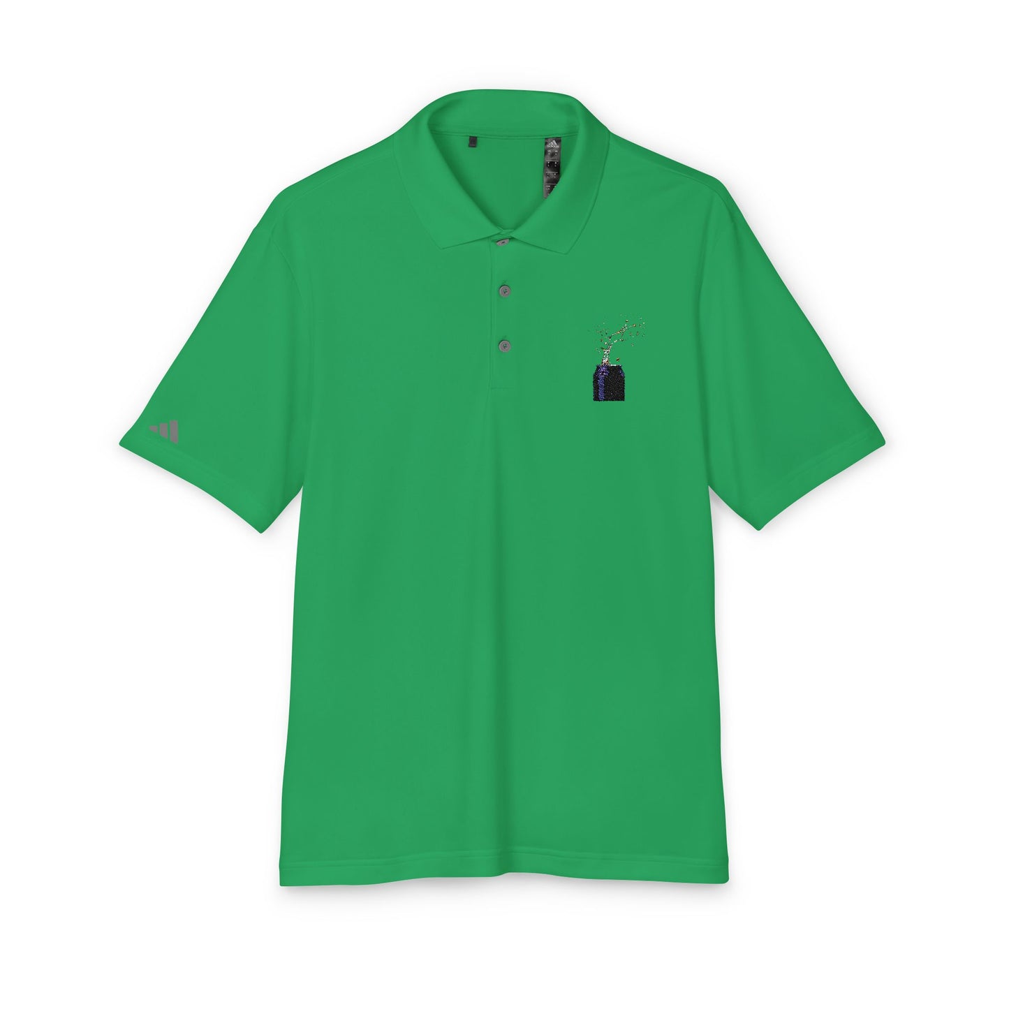 Embroidery Adidas Polo Shirt with Soda Can Logo - Unisex Performance