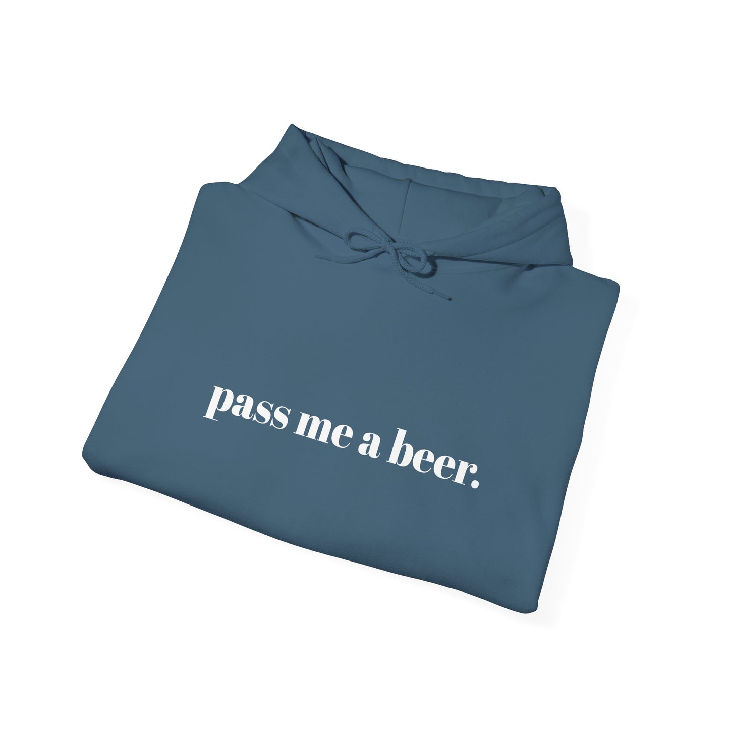 Embroidery Unisex Hoodie - 'Pass Me a Beer'