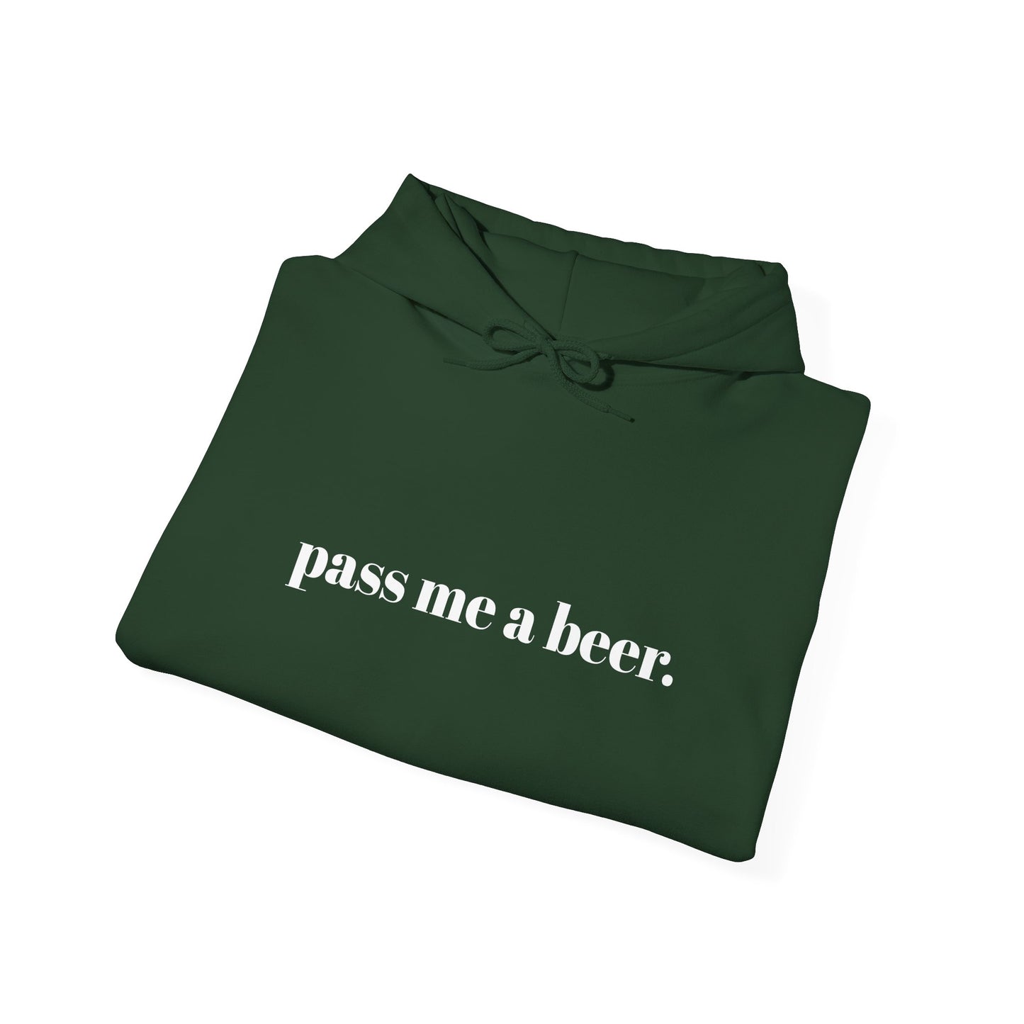 Embroidery Unisex Hoodie - 'Pass Me a Beer'