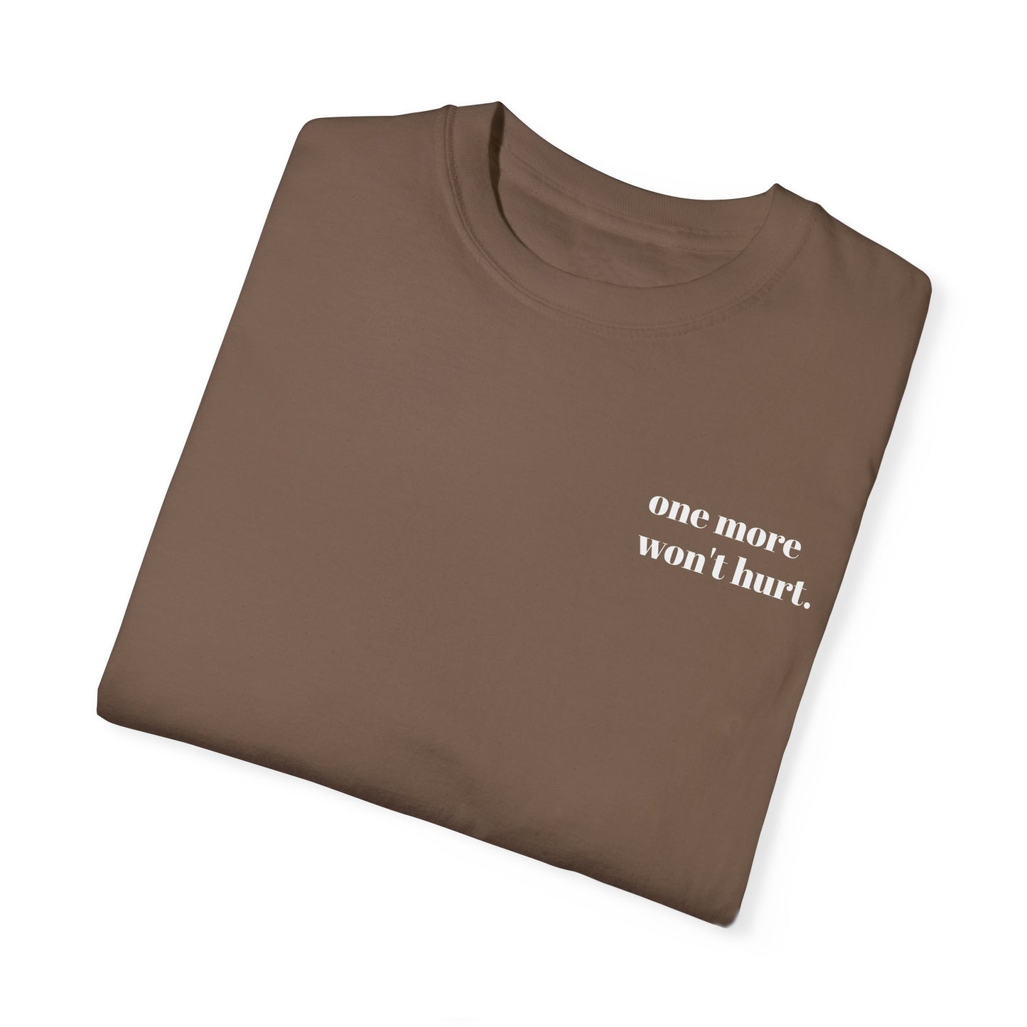 Garment-Dyed T-shirt - 'One More Won't Hurt'