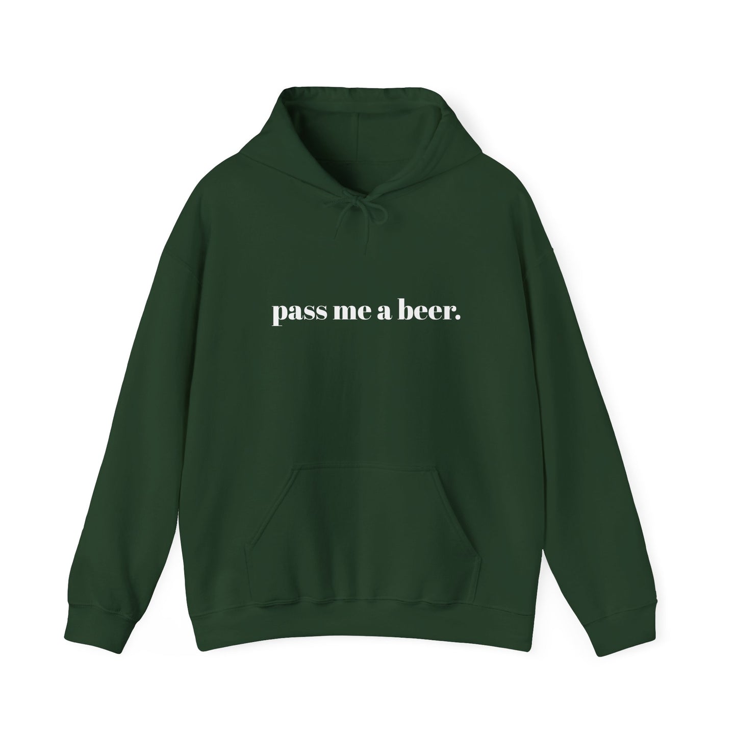 Embroidery Unisex Hoodie - 'Pass Me a Beer'